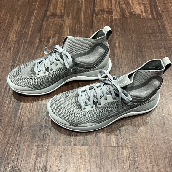 Grey lululemon tennis shoes. Size 9 - Picture 2 of 6